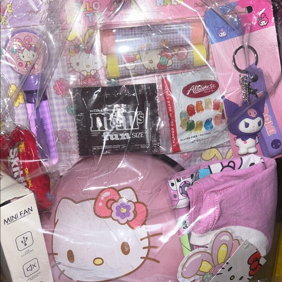 Hello Kitty Pink Easter 55pc bundle and White Kids Toy Gift basket - Picture 6 of 7